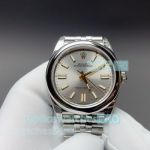 New Replica VS Rolex Oyster Perpetual 126000 Swiss 3230 Silver Dial Stainless Steel Watch 